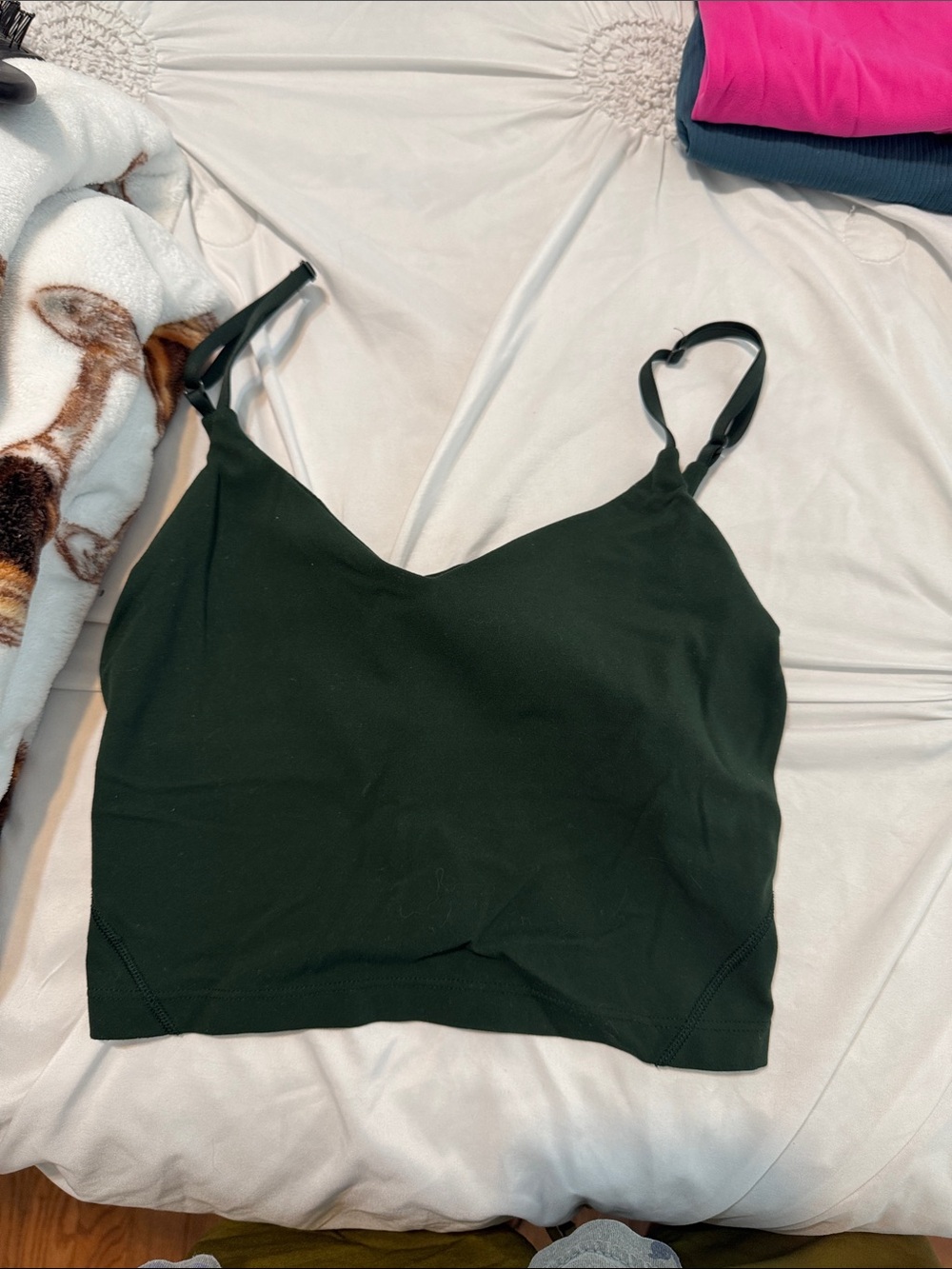 lululemon athletica Deep Forest Green Seamless Cami